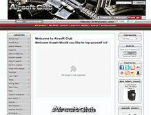 Tablet Screenshot of airsoft-club.com